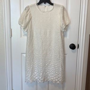 Beautiful white lined dress by A Loves A